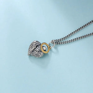 S925 Silver Feather Wing Pendant Necklace Angel Solid 925 Silver Woman Pendant