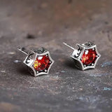 S925 Silver Six-Pointed Star Earrings for Women and Men