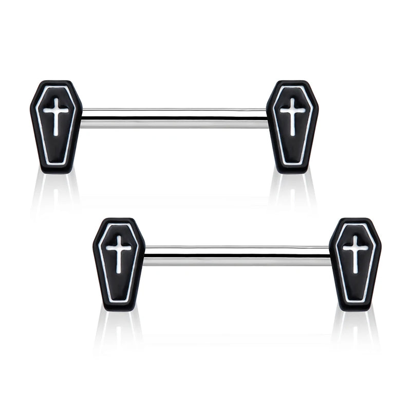 Cross Nipple Barbell Sexy Nipple Rings