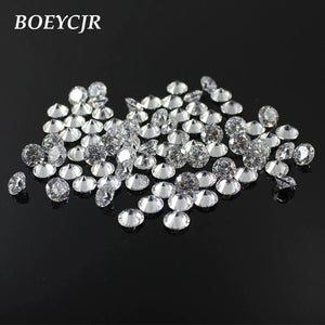 0.3ct 4mm D Round Brilliant Cut Moissanite Stone VVS1 Excellent Cut