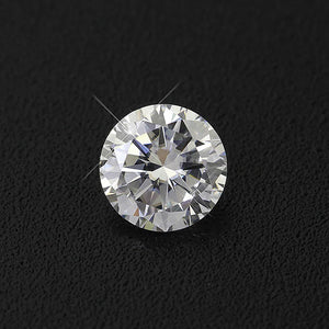 0.3ct 4mm D Round Brilliant Cut Moissanite Stone VVS1 Excellent Cut