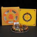 12mm Wooden Beads Pixiu Bracelet Lucky Bangles for Men & Women