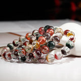 Rainbow Ghost Stone Bead Bracelet for Women/Men