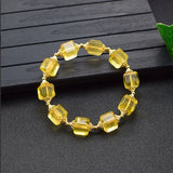 Square fluorite Stone Beads Bangles & Bracelets Jewelry Buddha Bead Bracelet