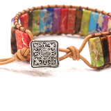 Natural Chakra Stone Beads Bracelet for Women