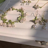 Pearl Lily of The Valley Flower Bangles & Bracelets Forest Series Bracelet
