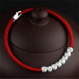 Sterling Silver Couple Bracelets Ethnic Braided Rope Christmas