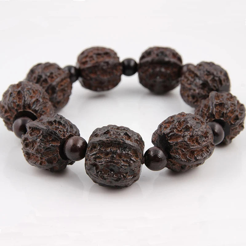 Vintage Buddha Beads Bangles Bracelet Men's Lucky Energy Gift