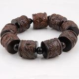 Vintage Buddha Beads Bangles Bracelet Men's Lucky Energy Gift