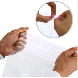 0.16mm Poly Ziplock Bags Transparent Various Sizes Reusable Bag