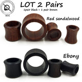 Sandwood Double Flared Hollow Ear Tunnel Plug Gauges