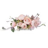 BOHO Bride Flower Hair Comb for Women Bridal Wedding Tiara