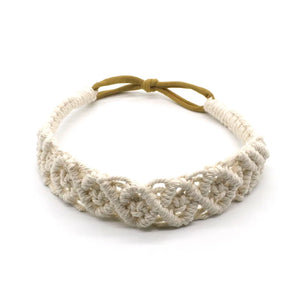 BOHO Woven Macrame Headband Wrap Hair Jewelry
