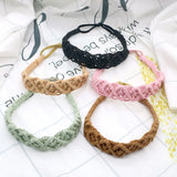 BOHO Woven Macrame Headband Wrap Hair Jewelry