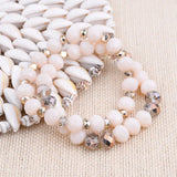 BOJIU 4 Pcs Natural Turquoise Orange Stone Bracelets BCSET264