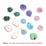 BOJIU Rose Druzy Bracelet Round Crystal Stone Beads Women Bracelets Set