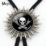 Skeleton Bolo Tie Rock Punk Skull Necktie Halloween Retro Men Jewelry