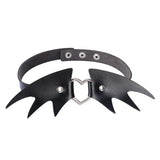 Vintage Gothic Punk Heart Choker Necklace Halloween Adjustable
