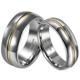 Tungsten Carbide Ring for Anniversary Engagement Wedding Rings 6/8 mm