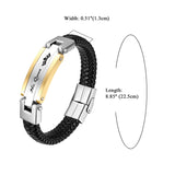 Personalized Stainless Steel Bracelets for Women and Men
