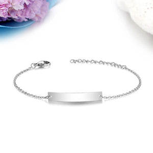 Custom Women's Stainless Steel Heart Pattern Bangle Bracelet