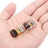Stainless Steel Magnet Stud Earrings Unisex Round No Piercing Jewelry