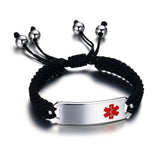 Unisex Stainless Steel Medical Sign Bracelet