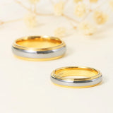 Tungsten Steel Ring Wedding Band 6mm 4mm Width