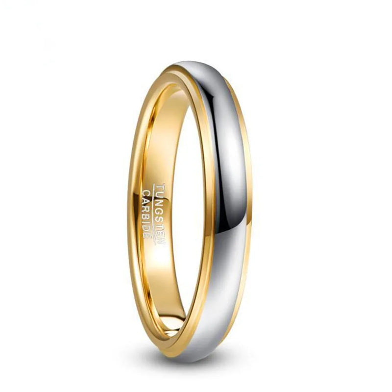 Tungsten Steel Ring Wedding Band 6mm 4mm Width