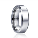 6mm Tungsten Carbide Classic Bevel Polished Ring