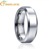 6mm Tungsten Carbide Classic Bevel Polished Ring