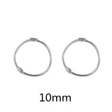 925 Silver Circle Hoop Earrings Sterling Fine Jewelry