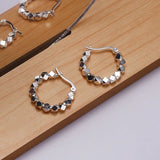 925 Sterling Silver Broken Silver Earrings Female Earrings Women Jewelry
