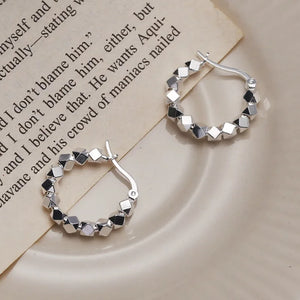 925 Sterling Silver Broken Silver Earrings Female Earrings Women Jewelry