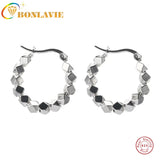 925 Sterling Silver Broken Silver Earrings Female Earrings Women Jewelry