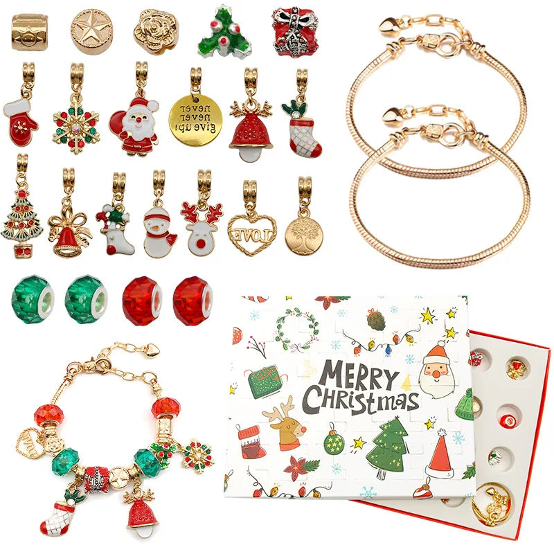Sliver Set 24 Countdown Calendar Advent Surprise Blind Box