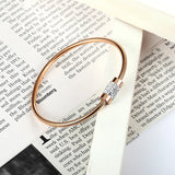 Crystal Bracelet Stainless Steel Clasp Women Gift
