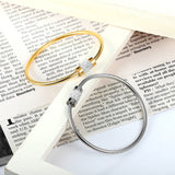 Crystal Bracelet Stainless Steel Clasp Women Gift