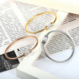 Crystal Bracelet Stainless Steel Clasp Women Gift
