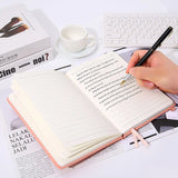 Constellation Hardcover Notebook, Leather Journal with Line/Inner Pocket