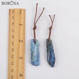Natural Long Kyanite Stone Beads Rough Kyanite Charms for Jewelry Making