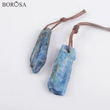 Natural Long Kyanite Stone Beads Rough Kyanite Charms for Jewelry Making