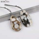 Natural Ocean Jaspers Stone Beads For Necklace Making WX1563