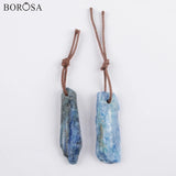 Irregular Kyanite Stone Beads for Jewelry Making WX1564