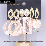 BOSI acrylic drop earrings set for women