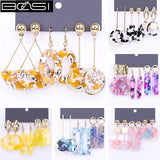 BOSI acrylic drop earrings set for women