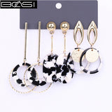 BOSI acrylic drop earrings set for women