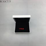 Elegant Silver Box Bracelet with Swarovski Crystals