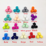 BPA Food Silicone Geometric Hexagon Teething Beads - No Joint Line