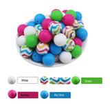 BPA Silicone Loose Beads Round Bead For Pens 100pcs